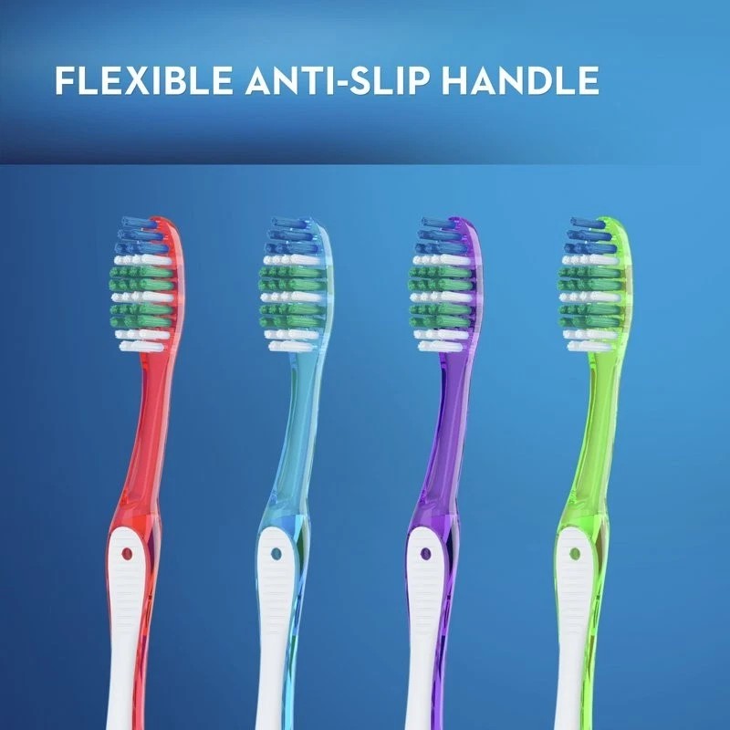 Oral-B (2 pack) Oral-B Essential Clean Toothbrush, Medium, Gentle On