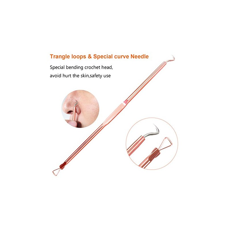 Set de Acero Inoxidable Espinilla Acné Blemish Eliminación de la