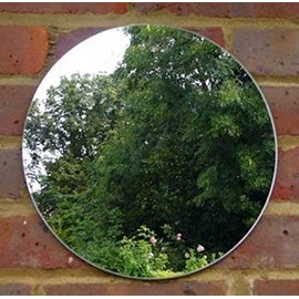 Circle Garden Round Mirrors 12cm Diameter (Sold Singularly)