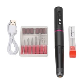 Sorandy Electric Nail Drill Kit Portable Nail File Manicure Pedicure Tool USB Manicure Pen, Nail Drill Bits Sanding Bands ABS Material, Sorandyogezyu1hs8 Model