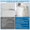 Hibbent All Metal Shower Head, 12'' High Pressure Rain Shower