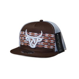 LOST CALF 3D Logo Brown White - Hats Cap