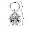 Richesele Viking Odin Keychain - Viking Norse Odin Warrior Amulet