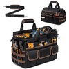 16.5-Inch Heavy Duty Tool Bags for Men, 34-Pockets Large Tool