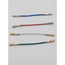Unbranded High Quality Cartridge Headshell Wires  Gold plated OFC Copper wire One Set