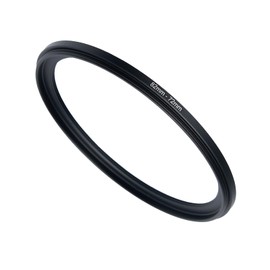 82mm to 72mm Step Up Ring Filter Adapter Black Metal Step up Adapter Rings Compatible with All Brand UV CPL ND Camera Lens Filter Step Down Ring (82mm-72mm)