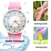 CHAOTECHY Kids Analog Quartz Wrist Watch Girls Boys Learning Watch