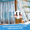 24 Pieces Outdoor Curtain Weights Heavy Outdoor Waterproof Curtain Magnets
