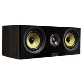 Fluance Signature HiFi 2-Way Center Channel Speaker for Enhanced Dialogue and Vocals in Home Theater Surround Sound Systems - Natural Walnut (HFCW)