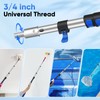 GADFISH Swimming Pool Pole, Telescopic Extendable Pool Pole,Universal Pole for