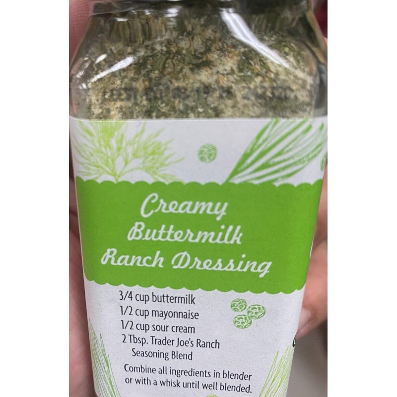 Trader Joe's 1X Trader Joe's Ranch Seasoning Blend 57g Brand