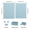 LHiDS Foldable Swimming Board Organiser, Modular Desk Organiser, Portable Office