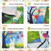JRED Happy Easter Garden Flags 12x18 Inch, Double Sided Easter