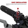 MZS Mirror Hole Plugs Motorcycle Mirrors Blanking Cover Caps Universal