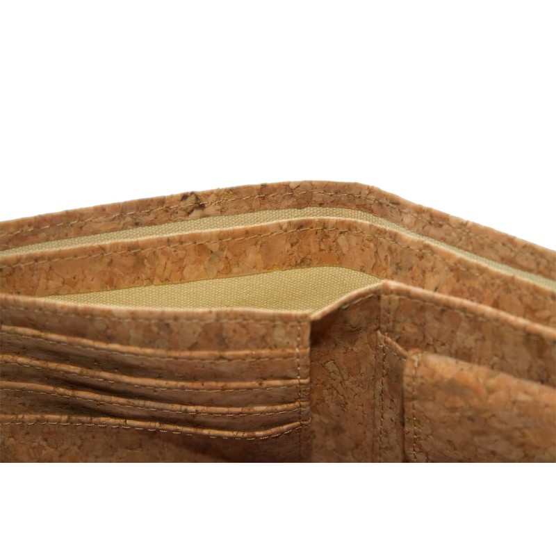 LOAM & LORE Vegan Cork Wallet, Natural