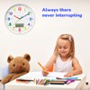 lanktoo 12" Silent Teaching Wall Clock with LCD Date Weekday