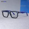 Zeelool Stylish Square Eyeglasses Thick Frame Glasses for Men with