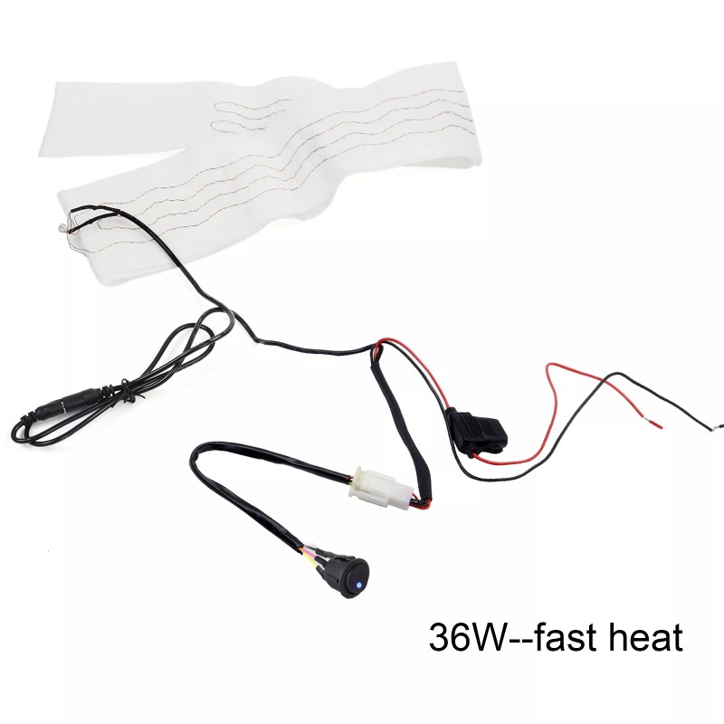 Xukey Car Winter Universal Heated Steering Wheel Cover DIY Kits