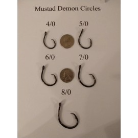 Mustad 5 Deep Drop Chicken Fishing Rig 80# Fluro Leader 2 Mustad Circle Hooks Grouper - Mustad Ultra Point Demon 8/0