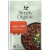 Simply Organic Spicey Chili Mix 12 Pack 1 Case