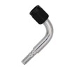 Flo Supply 8AN 90 Degree Hose End Assembly - Red