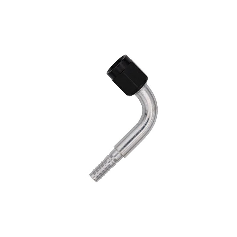 Flo Supply 8AN 90 Degree Hose End Assembly - Red