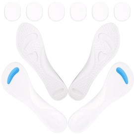 NOLITOY 10 Pack Gel High Heel Comfort Pads Women's Gel Heel Inserts for Shoes Skid