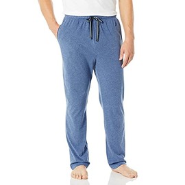 Nautica Men's Soft Knit Sleep Lounge Pant, Blue Indigo Heather, Large