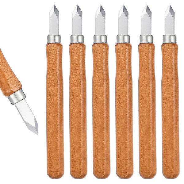 6 Pieces Marking Knife Woodworking Double Bevel Marking Knife Thin
