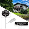 No Soliciting Sign for House, No Soliciting- Smile You're on