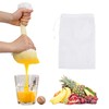 6Pcs Juice Strainer, Nylon Cheesecloth Bags, Reusable Nut Milk Bag