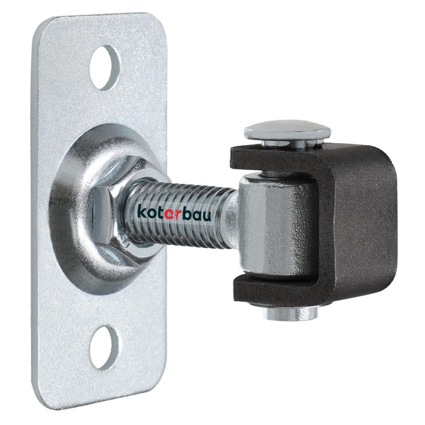 KOTARBAU® Gate Hinge Adjustable Door Hinges M12 for Screwing Rectangular