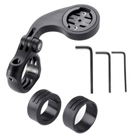Bicycle Mount Compatible with Garmin Edge and Other GPS Bicycle Computers, 25.4 mm/31.8 mm Handlebar Mount for MTB