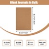 EOOUT Kraft Notebooks, Blank Page Journals in Bulk, 16pcs A5,