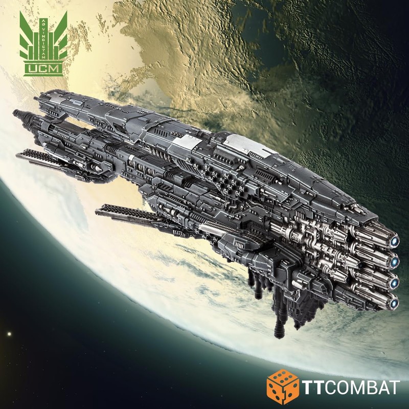 Dropfleet Commander TTCombat UCM Battlecruisers TTDFX-UCM-022