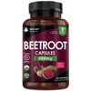 Beetroot Capsules - High Strength 5000mg Beetroot Supplement Enriched with
