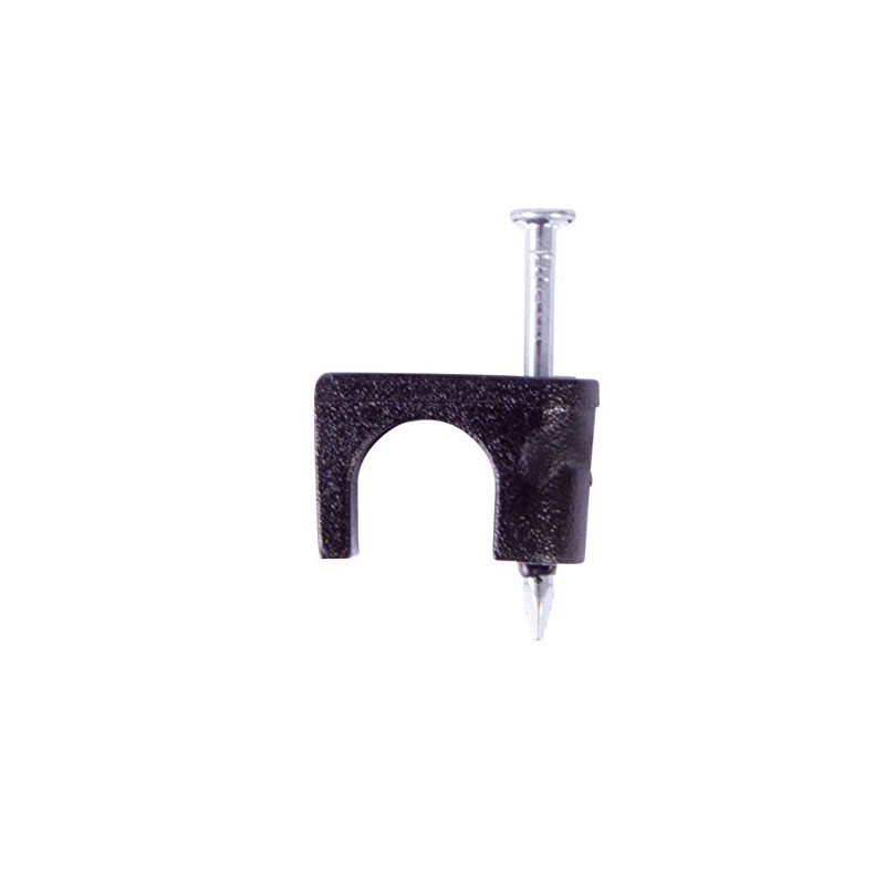 GARDNER BENDER INC, 25 Pack, Black PCC-1525 Coaxial Cable Staple