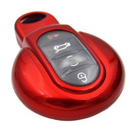 Metallic Color Key Fob Cover Protector for Mini Cooper F54 F55 F56 F57 F60 2014+