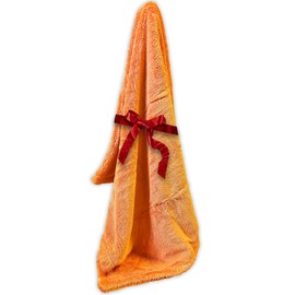 Xtremeauto MEGA Car Drying Towel - Twisted Loop Extra Large Microfiber 1400GSM 90x60cm, Bright Orange, Super Absorbent for Car Detailing, Streak Free Premium Thick Material