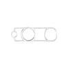 DIYUCAR Stainless Steel Car Interior Gear Shift Panel Button Frame