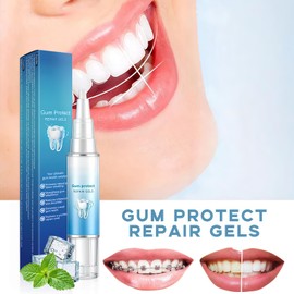 5Pcs Mullein Gum Repair Gel, Teeth Whitening Essence Pen, Fresh Breath