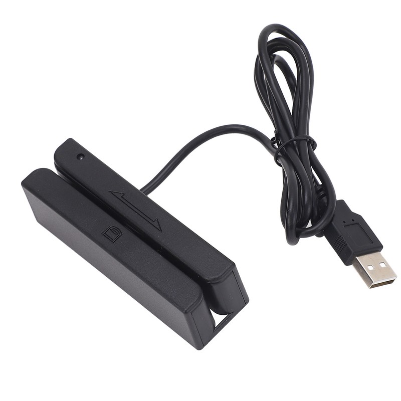 3 Track Magnetic Stripe Card Reader Bidirectional Manual USB Card