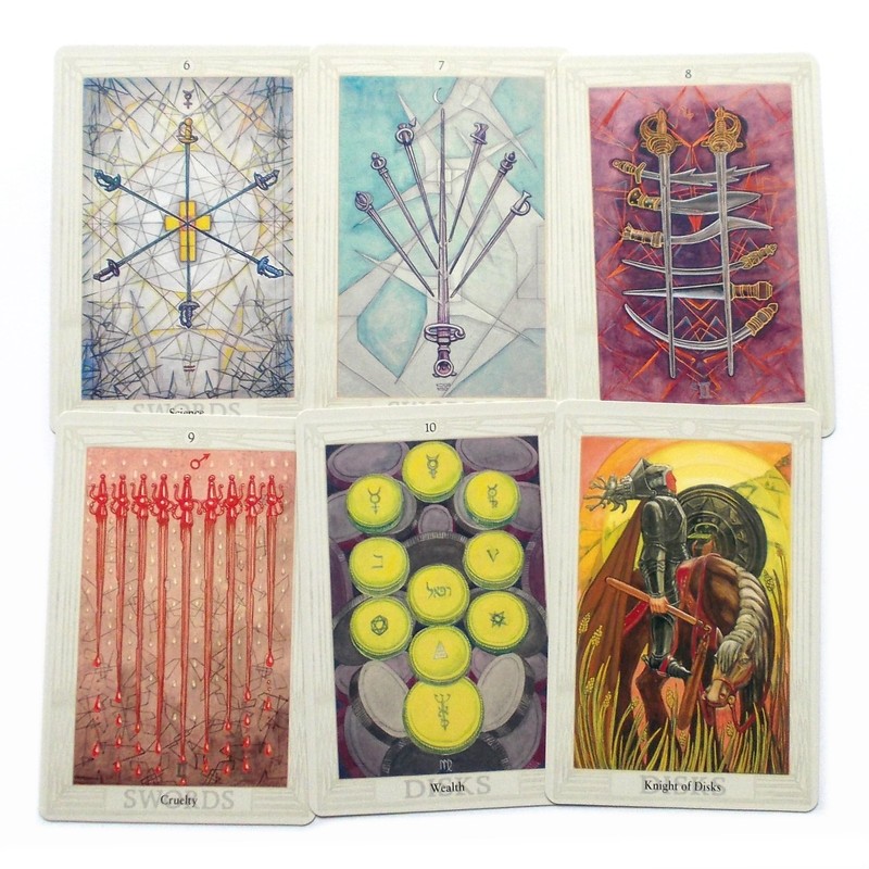 Green Cross Toad Aleister Crowley Thoth Tarot 78 Cards Deck