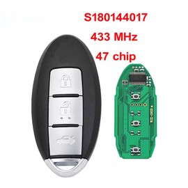 S180144017 Keyless Smart Remote Key Fob 433MHz 47 Chip for Nissan Teana 2013 2014 2015 2016 FCCID: KR5S180144014