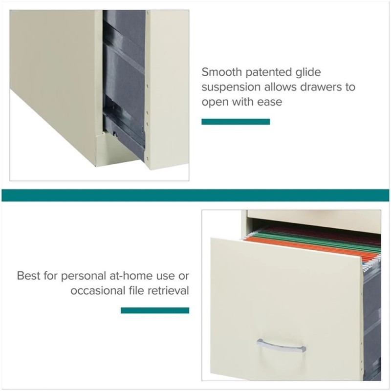 Hirsh Industries Space Solutions 3 Drawer Vertical Metal File Cabinet