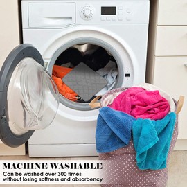 Zjyufy Washable Bed Pads Incontinence Bed Pads Washable Non-Slip Absorbent Washable Incontinence Pad for Adults Senior Sofa 22 x 21 Inch 2 Pack