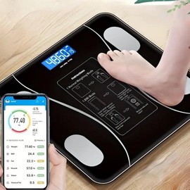 Smart Body Weight & Fat Scale - Accurately Measure Your Health At Home! - Color: Pink