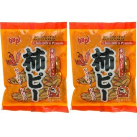 Hapi 2 Packs Hapi Otokuyo Kaki Pea Chili Bits and Peanuts 12 oz Each Pack