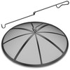Fire Pit Spark Screen, 40Inch Fire Pit Lid Outdoor with