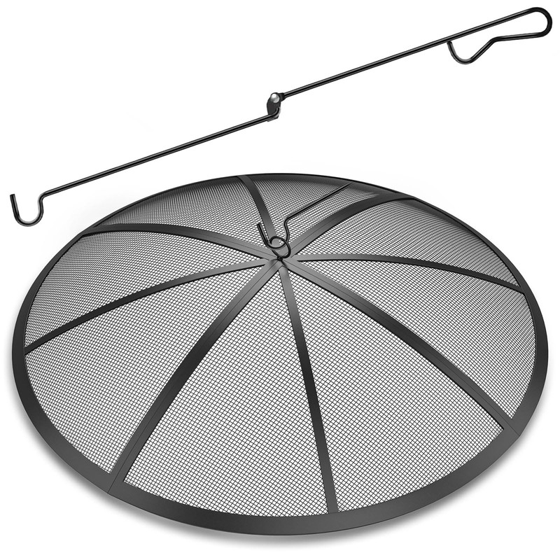 Fire Pit Spark Screen, 40Inch Fire Pit Lid Outdoor with
